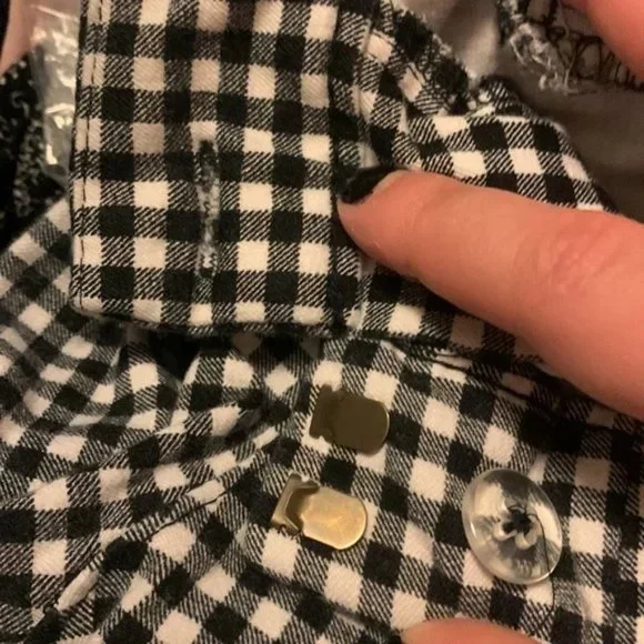 Checkered Skinny Pant